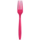 24 forchette plastica FUCSIA