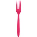 24 FORCHETTE IN PLASTICA - HOT PINK/FUCSIA