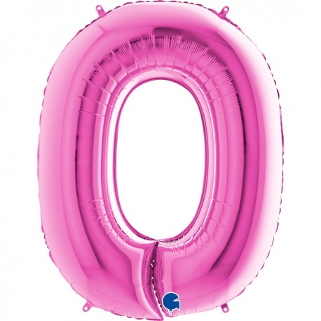 PALLONCINO NUMERO GIGANTE - FUCSIA