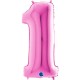 PALLONCINO NUMERO GIGANTE - FUCSIA