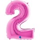 PALLONCINO NUMERO GIGANTE - FUCSIA