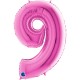 PALLONCINO NUMERO GIGANTE - FUCSIA