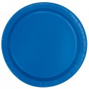 16 PIATTI IN CARTA - ROYAL BLUE/BLUETTE