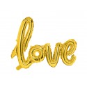 SCRITTA GONFIABILE "LOVE" ORO