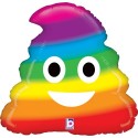 Palloncino EMOJI CACCHINA ARCOBALENO SORRISO