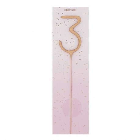 CANDELA SCINTILLANTE ROSE GOLD "3"