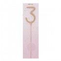 CANDELA SCINTILLANTE ROSE GOLD "3"