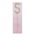 CANDELA SCINTILLANTE ROSE GOLD "5"