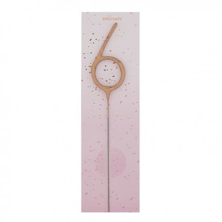 CANDELA SCINTILLANTE ROSE GOLD "6"