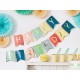 BANNER HAPPY BIRTHDAY A BANDIERINA MULTICOLOR 15cm