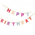 BANNER HAPPY BIRTHDAY TONI LILLA 20cm