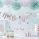 BANNER "HELLO WORLD" ROSE GOLD