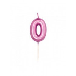 CANDELINE NUMERO BOMBATE PICCOLE - FUCSIA