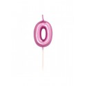 CANDELINE NUMERO BOMBATE PICCOLE - FUCSIA