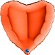 PALLONCINO CUORE - ARANCIO