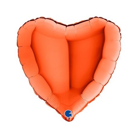 PALLONCINO CUORE - ARANCIO