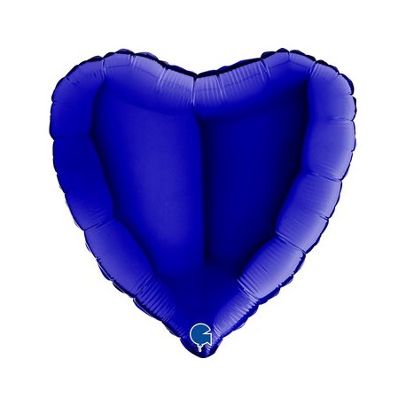 PALLONCINO CUORE - BLU SCURO