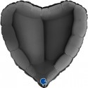 PALLONCINO CUORE - NERO