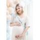 FASCIA "MOM TO BE" AZZURRA/ORO