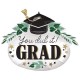 Palloncino "YOU DID IT! GRAD" CON TOCCO E FOGLIE