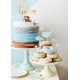 SET 7 CAKE TOPPER BALENOTTERA CON CORONA