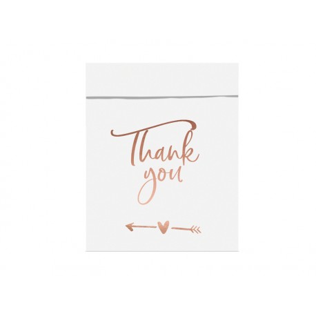 6 SACCHETTINI "THANK YOU" ROSE GOLD