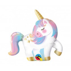 Palloncino UNICORNO DOLCE CON STELLINE 