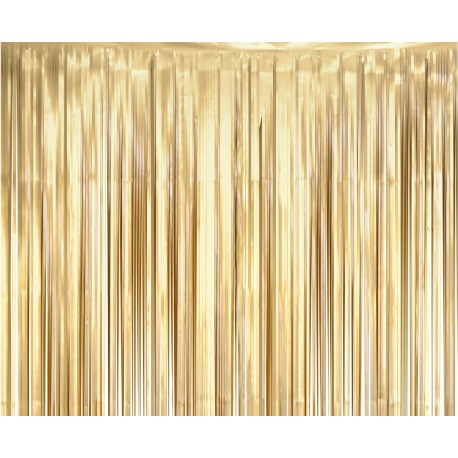 TENDA FOIL ORO PER BACKDROP 1m x 2m - Beauty and Charm