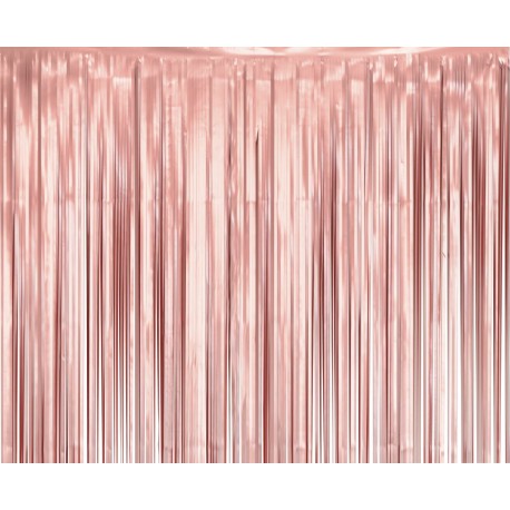 TENDA FOIL ROSEGOLD PER BACKDROP 1m x 2m - Beauty and Charm