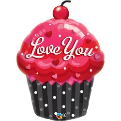 Palloncino CUPCAKE "LOVE YOU"