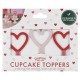 6 TOPPER DA CUPCAKE IN LEGNO