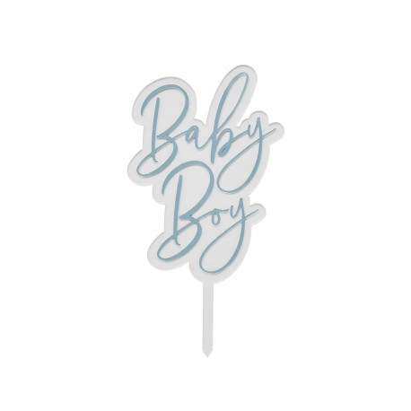 TOPPER IN ACRILICO "BABY BOY"