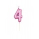 CANDELINE NUMERO BOMBATE PICCOLE - FUCSIA